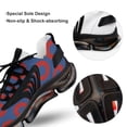 thumbnail image 7 of Phish Donut Blue Walking Shoes for Men Woman Lightweight Tennis Fashion Elastic Sports Shoes Cushion Basketball Shoes, 7 of 7