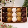 thumbnail image 1 of 15 Bolas Navideñas de Tela | Adornos Navideños de Espuma de Terciopelo de 8 Cm | Colgantes Suaves y Duraderos para Guirnaldas Navideñas | Set de Regalo para Decoración Festiva Del Hogar, 1 of 6