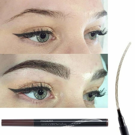 Eyebrow Pencil Fork Tip Easy Makeup Waterproof Eyebrow