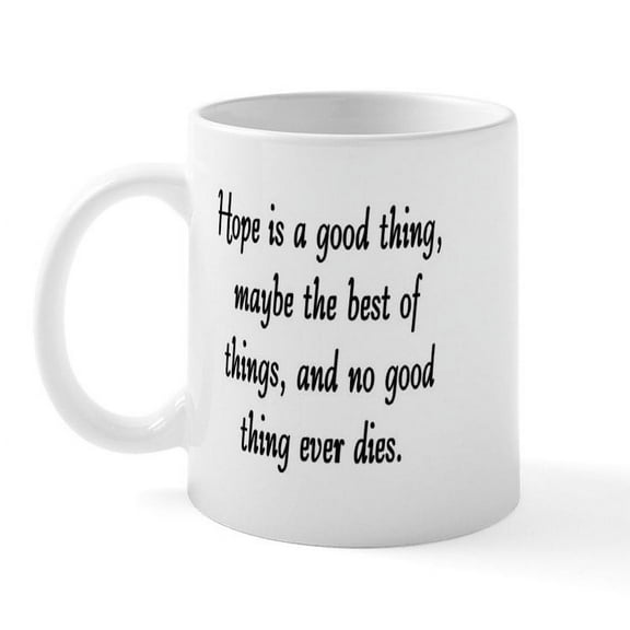 CafePress - HOPE... Mug - 11 oz Ceramic Mug - Novelty Coffee Tea Cup