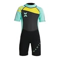 thumbnail image 3 of Kids Short Sleeve Wetsuit s Bathing Suit Swimsuit + - Yellow,, 3 of 10