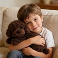 thumbnail image 5 of DGMIOCS Plush Stuffed Dog Adorable Poodle Stuffed Animal Toys, Soft & Realistic Gift for Kids, 11 inch, 5 of 6