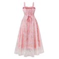 thumbnail image 3 of Bajo Vestido Pantalones Cortos Mujeres sin Mangas Cuello de Vuelta Vestido Casual de Color Sólido Moda de Ocio de Poliéster para Citas Y Vacaciones en la Playa de Verano, 3 of 8