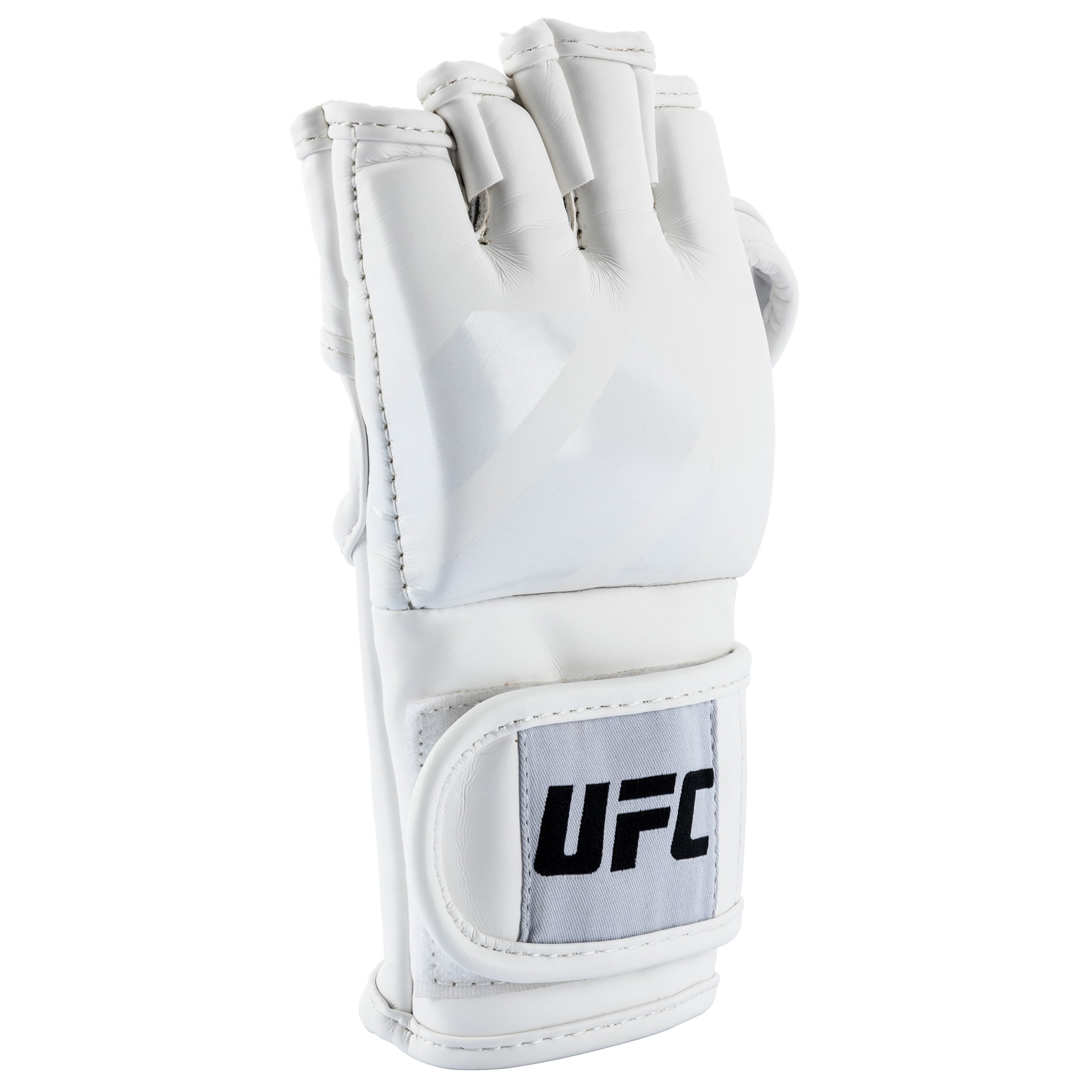 UFC Tonal MMA Training Gloves - Medium, White - Premium Performance, Pre-Curved Multi-Layered Foam Knuckle Protection, Durable Open-Palm Grappling & Striking Gear