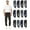 12 Mixed Assortment, variant on BILLIONHATS 12 Pack of Wholesale Mens Jogger Sweatpants, Homeless Shelter Donation Case, Comfy Bulk Joggers for Men (Black Camo, X-Large)