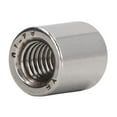 thumbnail image 2 of 50-Pack M6x1.0 Stainless Steel Coupling Nuts - 10mm Length, 11mm Diameter - Rustproof 304 Grade for Secure Threaded Connections in DIY & Mechanical Projects, 2 of 7