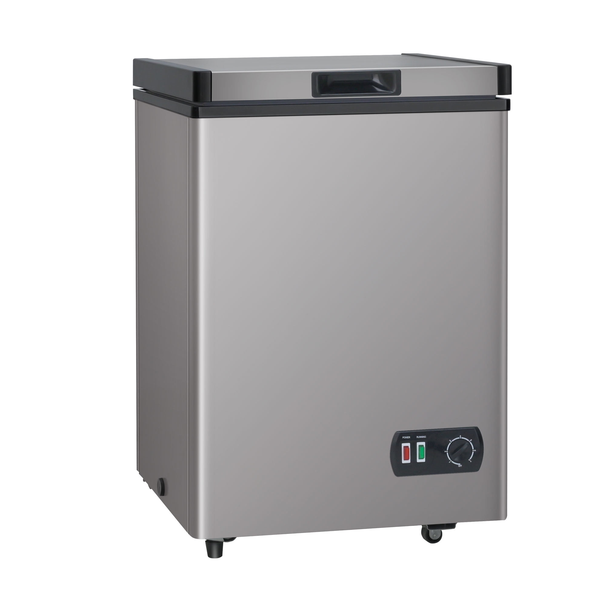 4.2 Cu.Ft Compact Chest Energy Efficient Freezer with Mechanical Thermostat and Manual Defrost