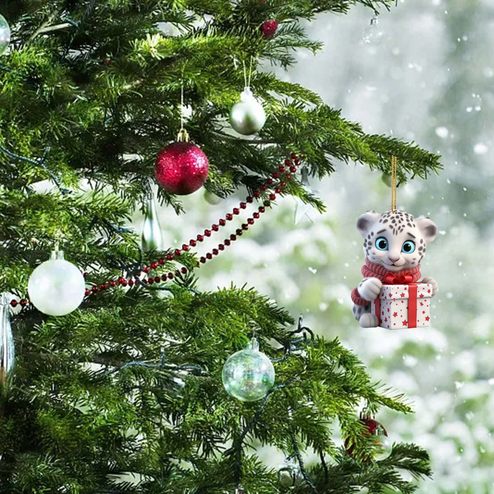 Pendentif De Voiture En Acrylique 2D, Accessoires D'ornement