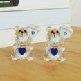 thumbnail image 6 of Crystal Teddy Bear Ornament | Valentine’s Day Decoration | Blue, Red Crystal Figurine 5.5cm • Bedroom, Living Room, Car Decor • Elegant Gift Keepsake Holiday Collectible, 6 of 6
