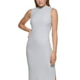 thumbnail image 2 of DKNY Womens Ribbed Knit Long Sweaterdress, 2 of 3