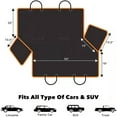 thumbnail image 2 of Dog Back Seat Cover  Protector Waterproof Scratchproof Hammock for Dogs Backseat Protection Against Dirt and Pet Fur Durable Pets Seat Covers for Cars & SUVs, 2 of 7