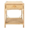 thumbnail image 2 of Safavieh Roya Rustic 1 Drawer 1 Shelf Nightstand, Natural, 2 of 12