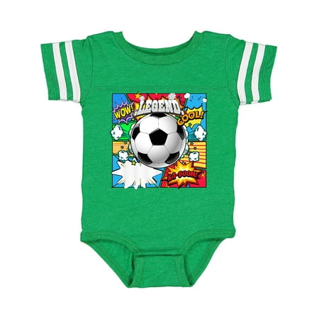

Inktastic Soccer Superhero Gift Baby Boy or Baby Girl Bodysuit