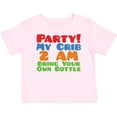 thumbnail image 3 of Inktastic Party at My Crib Boys or Girls Baby T-Shirt, 3 of 5