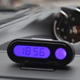thumbnail image 3 of Sidaley Pantalla LCD Reloj Termómetro Coche Auto Digital LED Reloj de tiempo electrónico con retroiluminación Suministros para vehículos Kits de molduras para tableros de automóviles, 3 of 6