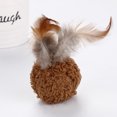 thumbnail image 5 of Cat Ball Toy Creative Faux Feather Decor Cat Training Toy Cat Interactive Toy, 5 of 5