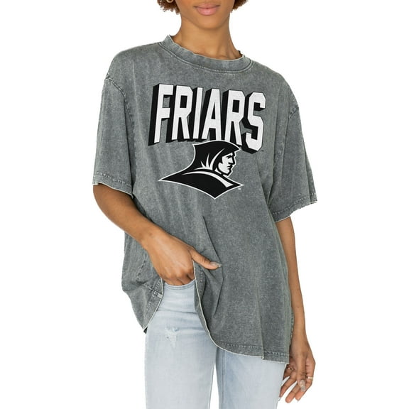 Women's Gameday Couture Gray Providence Friars Solid Defense Oversized T-Shirt