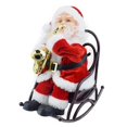 thumbnail image 4 of 2020 Christmas Playing Saxophone Santa Claus in Chair with Music Electric Funny Santa Decoration Christmas Gifts, 4 of 4
