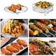 thumbnail image 2 of Air Fryer Rack XL Accesorios para freidora de aire, juego de 2, estante de doble capa con brocheta, soporte de metal apilable, 2 of 5