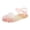 Orange, variant on G-irls Retro Fisherman Jelly Sandals, Soft Sole Breathable Open-Toe Beach Shoes, Lightweight Flexible Summer Footwear