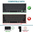 thumbnail image 2 of Insten Keyboard Cover Protector Compatible with 2020 Macbook Air 13", Ultra Thin Silicone Skin, Tactile Feeling, Anti-Dust, White, 2 of 9