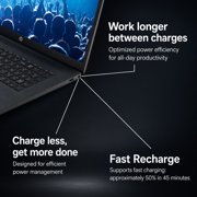 HP Laptop, HP 17.3 HD+ Business Laptop, Intel Core i7-1255U, 16GB RAM, 512GB PCIe SSD, Wi-Fi 6, Fast Charge, HP True Vision Windows 13