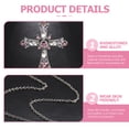 thumbnail image 2 of MasteelfCA Rhinestone Cross Necklace Cross Pendant Clavicle Necklace Women Bohemian Jewelry, 2 of 7