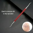 thumbnail image 3 of 3PCS Ingrown Toenail File & Lifter ,Stainless Steel ingrown toenail tool,Double Sided Cleaner Tool, 3 of 4