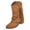 Brown, variant on Women's Suede Mid Calf Boots Tassels Fringe Low Chunky Heeled Scrunched Foldover Booties Side Zipper Chunky Platform Shoes Brown Size 6