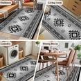 thumbnail image 6 of Area Rug 48×72in, Aztec Retro Ethnic Style Floor Carpet Living Room Rug, Boho Country Farmhouse Non-Slip Welcome Mat Indoor Rugs for Bedroom Dining Room, 6 of 9