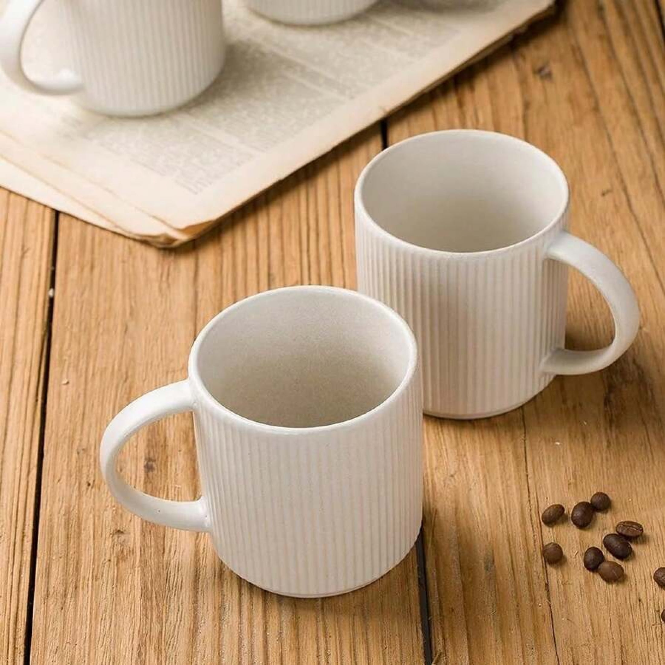 4-Piece 12oz Coffee Mugs Set - Ceramic Stoneware Drinkware with Handles for  Coffee, Tea, Cocoa & Milk - Walmart.com