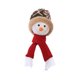thumbnail image 1 of Naiovety Paño Navidad botella de vino decoración portátil reutilizable decorativo muñeco de nieve Adorable hogar Navidad cubierta temática Kits de decoración para fiestas Bufanda, 1 of 6