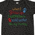thumbnail image 4 of Inktastic Social Worker Like Mommy Boys or Girls Baby Bodysuit, 4 of 5