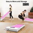 thumbnail image 5 of Walking Pad, Under Desk Treadmill with 2.5hp 265 Lbs Capacity, Portable Treadmill with Remote Control Led Display for Home/Office,Pink, 5 of 7