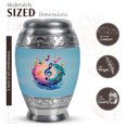 thumbnail image 2 of JAGASY Music Tiny Urns for Adult Human Ashes Musician - Dad Urn for Ashes Remains - Keepsake Small Blue Urn for Mom Funeral - Adult Cremation Urns for Male, Female 3 Inch, 2 of 7