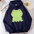 thumbnail image 4 of Sudadera con capucha de rana linda, ropa de calle informal de estilo Harajuku, sudaderas con estampado gráfico, sudaderas unisex, 4 of 4