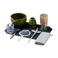 thumbnail image 4 of 10pcs matcha set de té té almohadilla de té regalo de tazón para japonés familiar, utensilios de cocina para preparación de matcha matcha latte Verde oscuro, 4 of 8