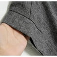 thumbnail image 2 of LEEYNEER Women‘s Cotton Linen Dresses Plus Size Summer Roll-up Sleeve Baggy Sundress with Pockets, 2 of 6