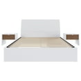thumbnail image 2 of Nexera Ensemble de Chambre à Coucher 4 Pcs avec Double Rangement, Blanc, Queen, 2 of 6