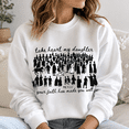 thumbnail image 4 of Christian Faith Shirt, Take Heart My Daughter Sweatshirt, Matthew 9:22 Bible Verse Hoodie and T-Shirt, Inspirational Christian Gift for Women, 4 of 9
