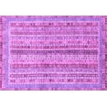 thumbnail image 1 of Ahgly Company Indoor Rectangle Oriental Purple Modern Area Rugs, 3' x 5', 1 of 4