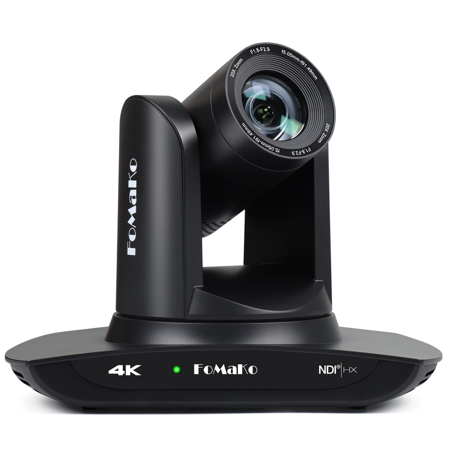 FoMaKo 4K PTZ Camera HDMI 1080P60 AI Auto-Tracking PTZ Camera 20X Optical Zoom, USB3.0 LAN HDMI PTZ Camera 4K for Church Worship Education Conference Events, K20UH