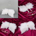 thumbnail image 3 of Accesorios De Fotografía Para Recién Nacidos, Disfraz De Alas De Plumas De Ángel Para Bebés, 3 of 8