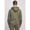 thumbnail image 3 of Build Your Brand - Sudadera Basic para Hombre (Oliva), 3 of 6