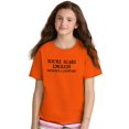 thumbnail image 3 of Scary Without A Costume Halloween Crewneck T Shirts Boy Girl Teen Brisco Brands XS, 3 of 6