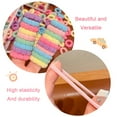 thumbnail image 3 of Laklulu 150 lazos para el pelo de bebé, lazos para el pelo de algodón sin costuras para niñas y niños, elásticos pequeños y suaves multicolores para cola de caballo, 3 of 5