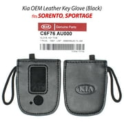 Kia Sorento Sportage OEM Black Leather Smart Key FOB Glove C6F76-AU000