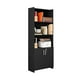 thumbnail image 1 of Librero 5 Repisas Moderno Decorativo Con Puertas Negro 56118 SKAL LIVING, 1 of 7