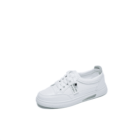 

Women’s Casual Leather Shoes Comfortable Lace Up Board Shoes