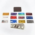 thumbnail image 2 of Men's RFID Blocking ID Window Multi-Card Travel Bifold Genuine Leather Pocket Wallet - in Gift Box, 2 of 7